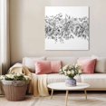 thumbnail image 5 of Black Grey Eucalyptus Leaves Wall Art Painting on Canvas, Spring Summer Botanical Floral Canvas Art Home Prints Wall Art Framed Modern Artwork for Living Room Bedroom Wall Decor 12x12in, 5 of 9