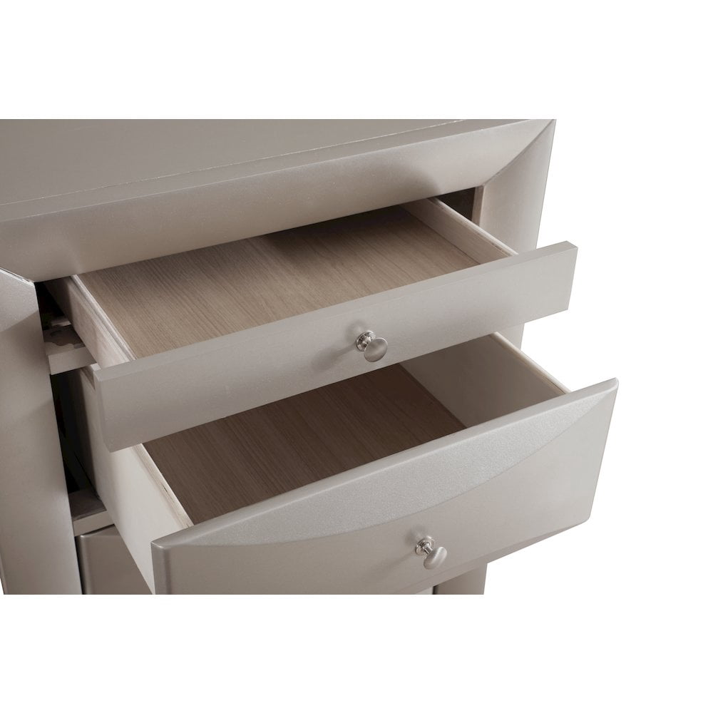 Glory Furniture Marilla Lingerie Chest in Champagne Color