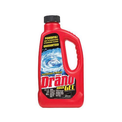 Drano Max Gel Clog Remover Unscented Bottle