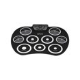 thumbnail image 3 of Batería electrónica portátil G801 con diseño compacto, alimentación USB y almohadillas de silicona, incluye baquetas y pedales, ideal para principiantes y niños., 3 of 6