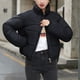 thumbnail image 4 of Parkas de manga larga para mujer, abrigo cálido con bolsillo, chaqueta larga de invierno, parkas de plumón para mujer, 4 of 9