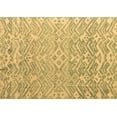 thumbnail image 1 of Ahgly Company Indoor Rectangle Abstract Brown Modern Area Rugs, 2' x 4', 1 of 4