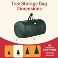 thumbnail image 3 of Elf Stor Christmas Tree Storage Bag for 7.5-Foot Artificial Trees, Green, 3 of 7