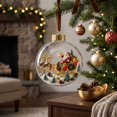 thumbnail image 4 of PoyoKee Christmas Decorations, Clear Acrylic Fillable Tree Balls, Hanging Christmas Ball Ornaments for Xmas Tree Home Holiday Wedding Party Decor, 4 of 8
