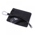 thumbnail image 2 of Small Key Ring Wallet FOB Holder Keychain Credit Card Wallet for Men Teen Boys EDC Coin Purse with Carabiner Clip Key Ring for Car Outdoor, 2 of 10