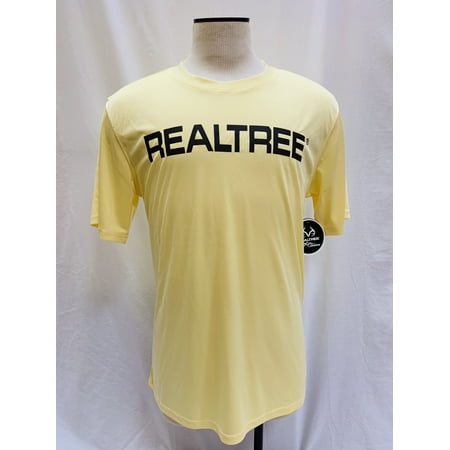 Big Men's Realtree Short Sleeve UPF50 Moisture Wicking Poly Fishing Tee