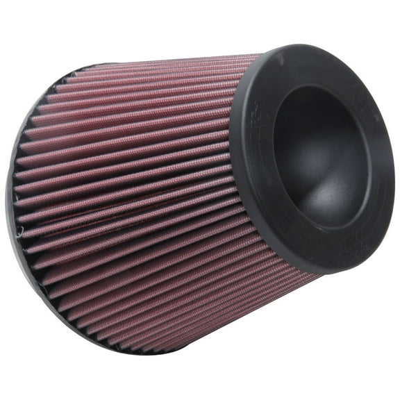 K&N Universal Clamp-On Air Filter: High Performance, Premium, Washable, Replacement Filter: Flange Diameter: 6 In, Filter Height: 6 In, Flange Length: 0.625 In, Shape: Round Tapered, RF-10480