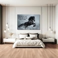 thumbnail image 4 of Inspiring Black Horse Wall Art Poster Motivational Quote Print for Daily Encouragement Decor Bedroom Living Room Office Inspirational Wall Decor for Horse Lovers, 4 of 7