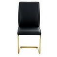 thumbnail image 4 of High - Quality PU and Arched Metal Design - Dining Chair for Stylish Home Decor, 4 of 6