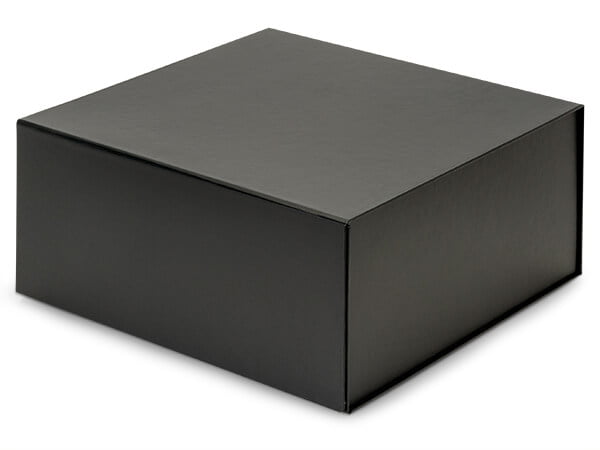 3 Pk Black Magnetic Closure T Boxes 10 X 10 X 45 For Packaging 