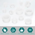 thumbnail image 6 of 15 Pack Rubber Grommets 5mm Drill Hole, 2.5mm ID Hole Top Hat Grommet Clear Silicone Rubber Hole Plug Gasket for Wiring, Automotive, 6 of 7