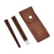 thumbnail image 1 of Palillos de viaje portátiles, cubiertos de viaje plegables con bolsa de transporte, utensilios para exteriores para picnic, mochileros, camping,, 1 of 9