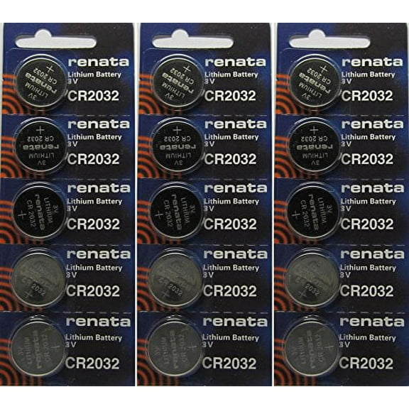 15 CR2032 Renata Watch Batteries