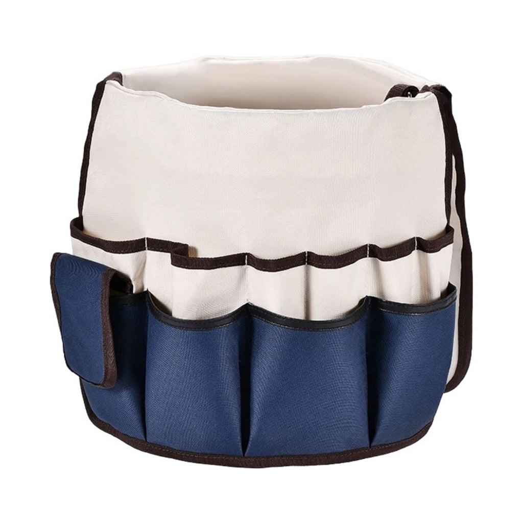 CEORPER Foldable Tool Storage Bucket for Garden Tool Saves Space Gardening Organizer Bag Oxfords Cloth Fabric