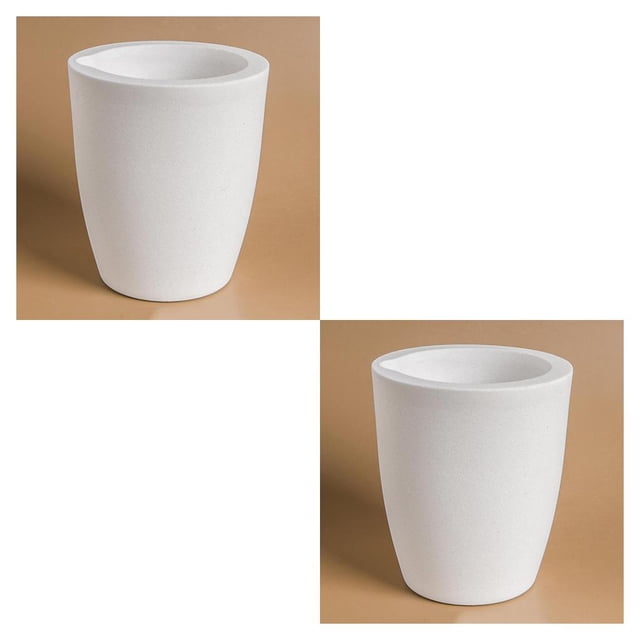 Speravity Quartz Melting Crucible Dish Cup Jewelry Casting Tools for Gold Silver C500 2piezas