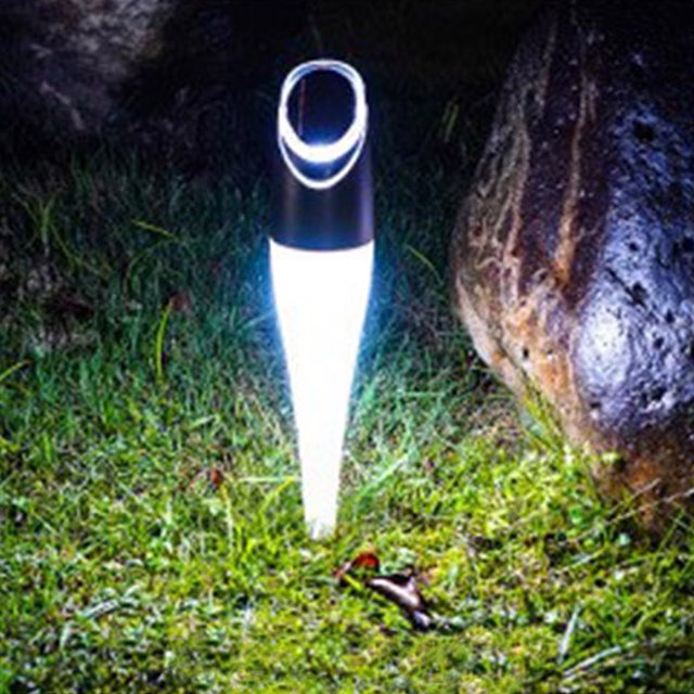 Agiferg Solar Lamp Courtyard Decoration Small Night Lamp Outdoor Waterproof Garden One Lamp Multi-color Inserted Lamp