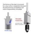 thumbnail image 3 of Detachable 3D Printer Extruder Hot End Kit, Upgraded CuCrZr Heating Block, Hotend Replacement, Threaded Nozzle Connection, for  Kobra 2 Pro, Kobra 2Printer, 3 of 7