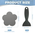 thumbnail image 2 of Uxcell Non Slip Bathtub Stickers, Anti Slip Shower Stickers with Scraper Bathroom Decals Flower Shape Cute Treads Tub Gray, 2 of 5