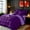 Purple, variant on 2pcs Twin Diamond Pattern Large & Extra-Large Bed Sheet Sets Soft Lightweight Fabric Breathable Quilt Easy To Take Care Of Equipped With 1 Quilt And 1 Pillowcase