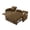 Khaki, variant on ShiKeyi 83" 3-in-1 Convertible Sofa Bed, Chenille 3 Seater Couch with Sleeper Sofa Function, Adjustable Backrest, USB Ports & Storage Armrests, Khaki