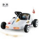 thumbnail image 3 of Costway 12V Kids Electric Go Kart 7AH Paseo con batería en juguete de carrera con control remoto Blanco, 3 of 3