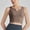 Coffee, variant on Jerdar Women's V Neck Crop Tops Casual Yoga Bra Basic Trendy Notched Sleeveless Slim Fit Summer Y2k S