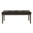 thumbnail image 4 of Weston Home Banford Velvet Tufted Nailhead Bench, Black, 4 of 5