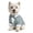 Grey, variant on HQREA Small Dog Suit Doggy Tux for Puppy Formal Outfits for Small Dogs Tuxedo Shirt for Doggie