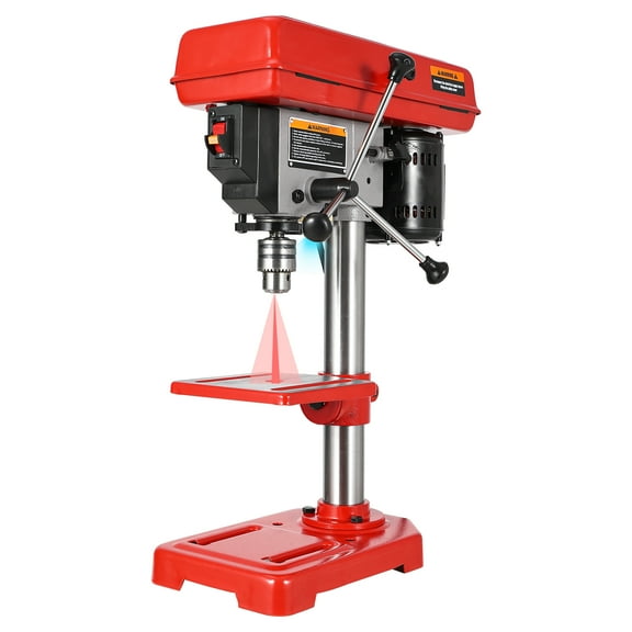 2.5Amp Benchtop Drill Press,5 Speed Adjustable,8 Inch Swing,0-45° Tilting Tabletop Drilling Machine for Wood Metal