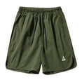 thumbnail image 2 of Caqnni Men's Pockets Casual Shorts Athletic Joggers Casual Trousers Shorts (Z03-Green,XXL), 2 of 7