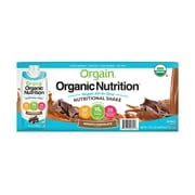 Orgain Vegan Organic Nutrition Shake, Smooth Chocolate, 11oz