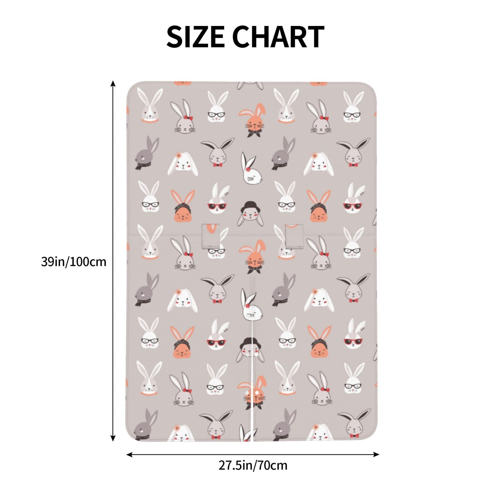 Naloa Various Rabbits Baby Car Seat Cover, Breathable Baby Carrier Cover, Multiuse Baby Carrier Cover & Nursing Breastfeeding Cover