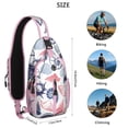 thumbnail image 5 of Crossbody Sling Backpack for Women Men Sea Shells Shoulder Sling Crossbody Casual Chest Bag for Travel Sports Running Hiking, 5 of 6