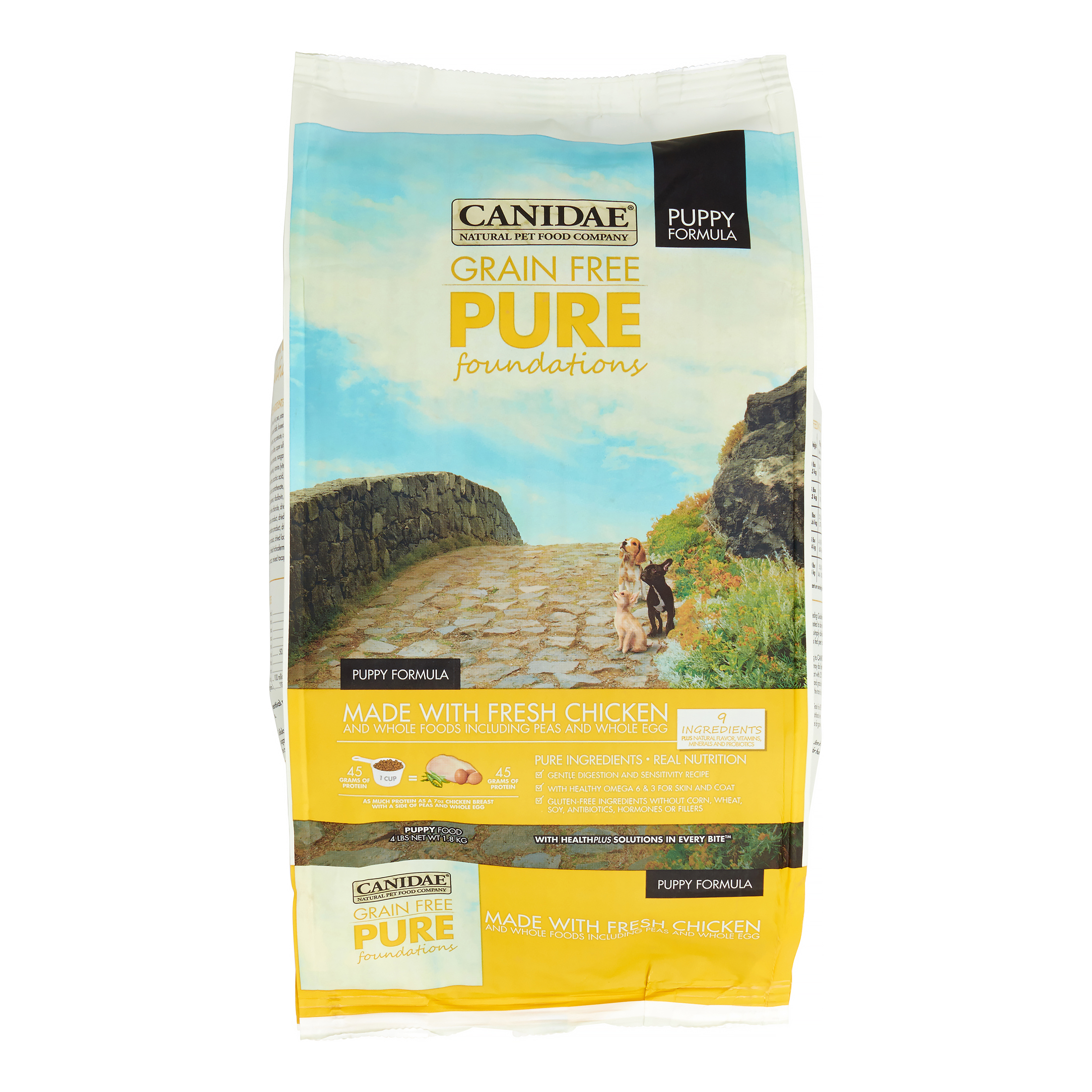 Canidae Pure Foundations GrainFree Fresh Chicken Puppy Dry Dog Food, 4