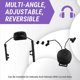 thumbnail image 4 of Adjustable Flip Ear Cups Fixed Bracket Helmet Accessories Black, 4 of 5