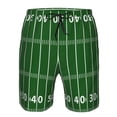 thumbnail image 3 of Fotbe American Football Field1 Trajes de Baño Estampados para Hombre, Shorts de Verano de Secado Rápido, Ropa de Playa, Bañadores-3X-Large, 3 of 6