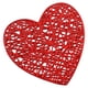 thumbnail image 1 of Pisexur Batería de cocina Juego de manteles individuales de PVC con forma de corazón para San Valentín, resistentes al calor y con lámina dorada, antideslizantes, par para la cocina del hogar, 1 of 6