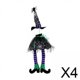 thumbnail image 1 of 4x Cubierta De Botella De Vino De Halloween Decoración De Halloween Para Restaurante Vacaciones Negro, 1 of 10