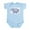 Sky Blue, variant on CafePress - Indigo Hippo Infant Bodysuit - Baby Light Bodysuit, Size Newborn - 24 Months