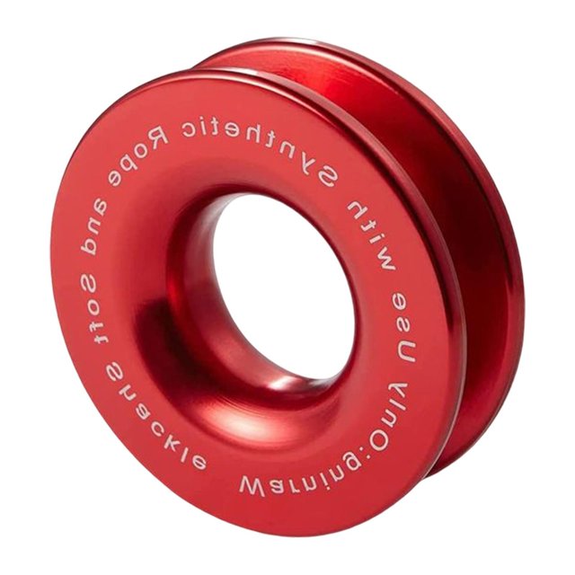 Scienceny Anillo de recuperación de coche grillete de cabrestante de remolque de 55000 lbs para camión SUV Vehículos, repuestos y accesorios Mis sin cuerda de remolque