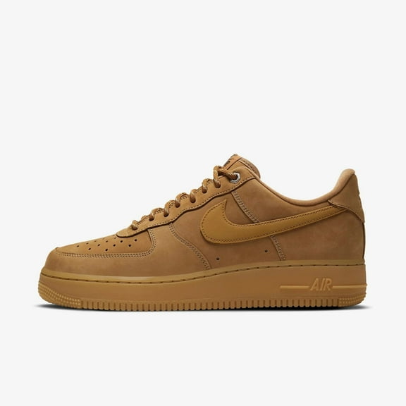 Men's Nike Air Force 1 '07 WB Flax/Wheat-Gum Light Brown (CJ9179 200) - 7.5