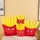 thumbnail image 5 of Peluche de hamburguesa con patatas fritas, bonito bocadillo de pizza para amantes de la comida, almohada de regalo de Navidad kawaii, juguetes de peluche para niños, decoración de habitación, 5 of 5
