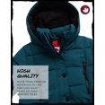 thumbnail image 3 of Canada Weather Gear Girls Winter Coat Stadium Length Quilted Puffer Parka Insulated Outerwear, 3 of 7