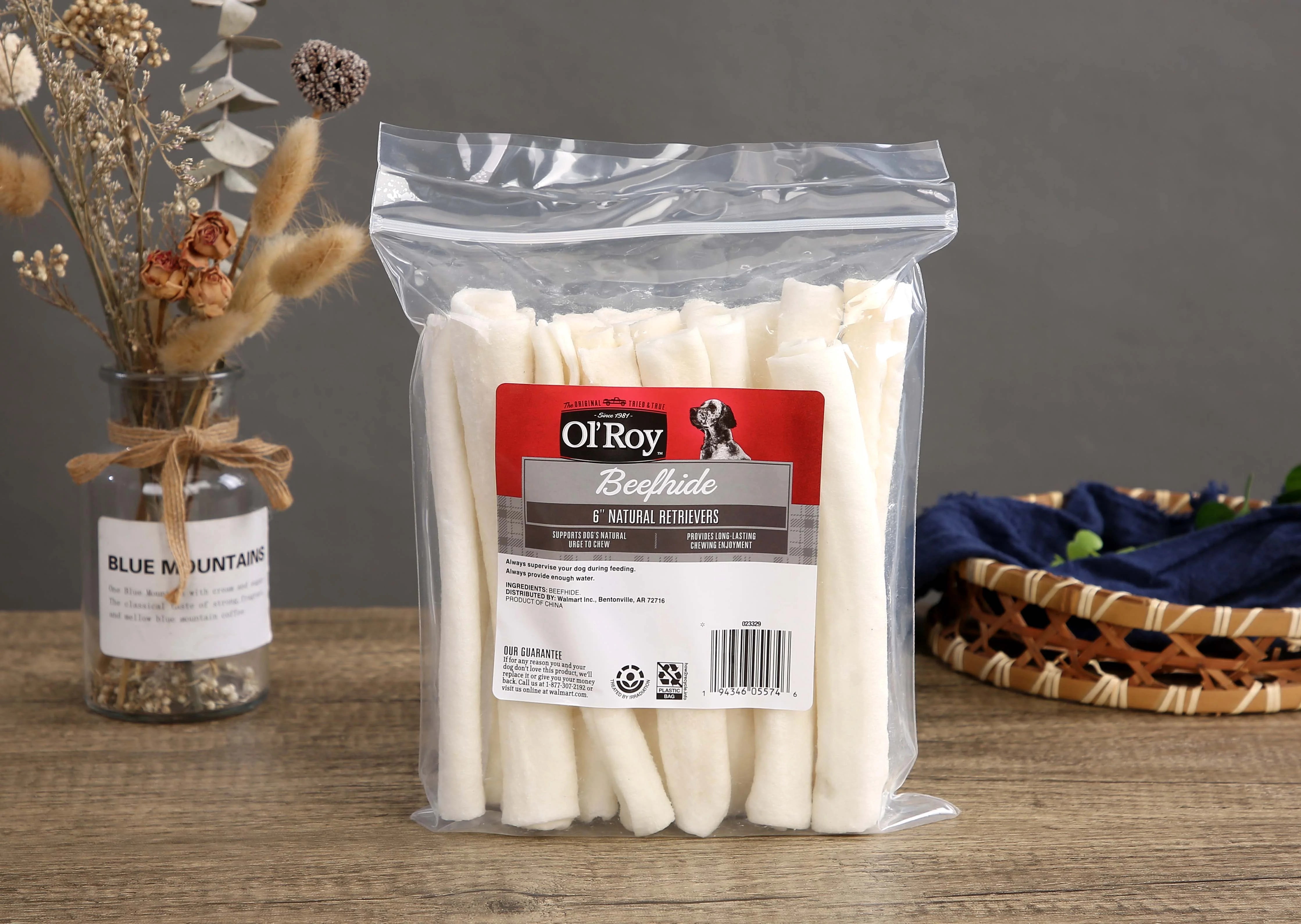 (3 pack) Ol' Roy 6-inch Retrievers Rolls Natural, 16 Count