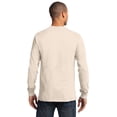 thumbnail image 2 of Port & Company Tall Long Sleeve Essential Tee-4XLT (Natural), 2 of 6