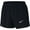 BLACK | BLACK | BLACK, variant on Women's Race Dri-Fit 3" Inseam Moisture Wicking Running Short (Black/White, XS)