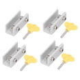 thumbnail image 2 of Door Frame Locks, Frame Security Locks Adjustable Aluminum Alloy 4 Set  for Sliding  for Glass Sliding Doors for Courtyard Doors, 2 of 8