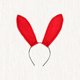 thumbnail image 5 of EeaseMX Cosplay Rabbit Ear Hair Hoop Fashion Tocado Accesorio creativo para el cabello Performance Party Hairband (Rojo), 5 of 7