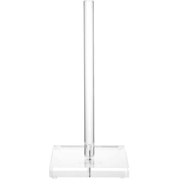 1 Pc Transparent Acrylic Paper Towel Stand Holder Freestanding Countertop Kitchen Dispenser