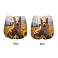 thumbnail image 3 of Rateoe Cute Corgi Sunflower Printed 2 in 1 Women's Workout Shorts for Athletic Gym Running Shorts with Phone Pockets-X-Large, 3 of 7
